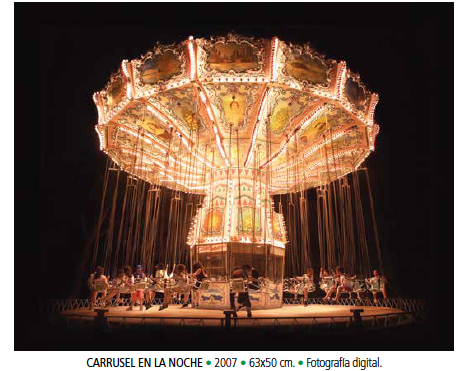 Fotografia Carrousel en la noche de Marcelo Bilevich